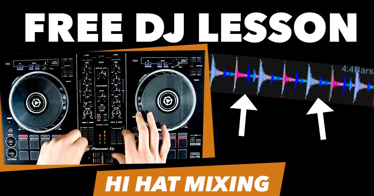 Free DJ Lesson Hi Hat Mixing Rekordbox DDJ RB/RR/RX/RZ