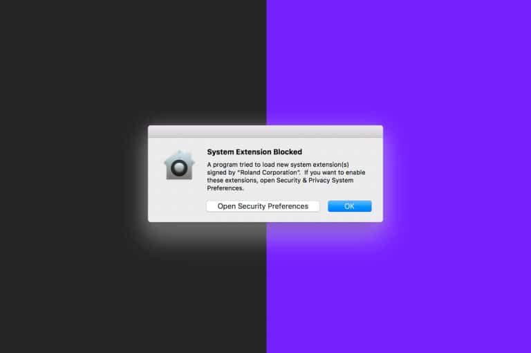 Mac Driver Error