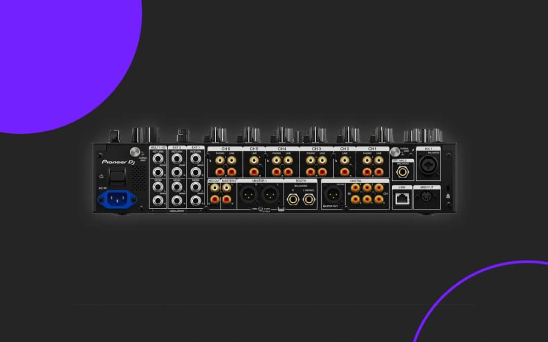 The Inputs and Outputs on a DJ mixer