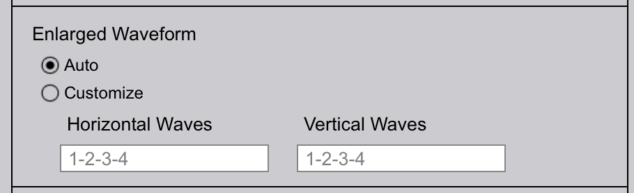 rekordbox waveform setting