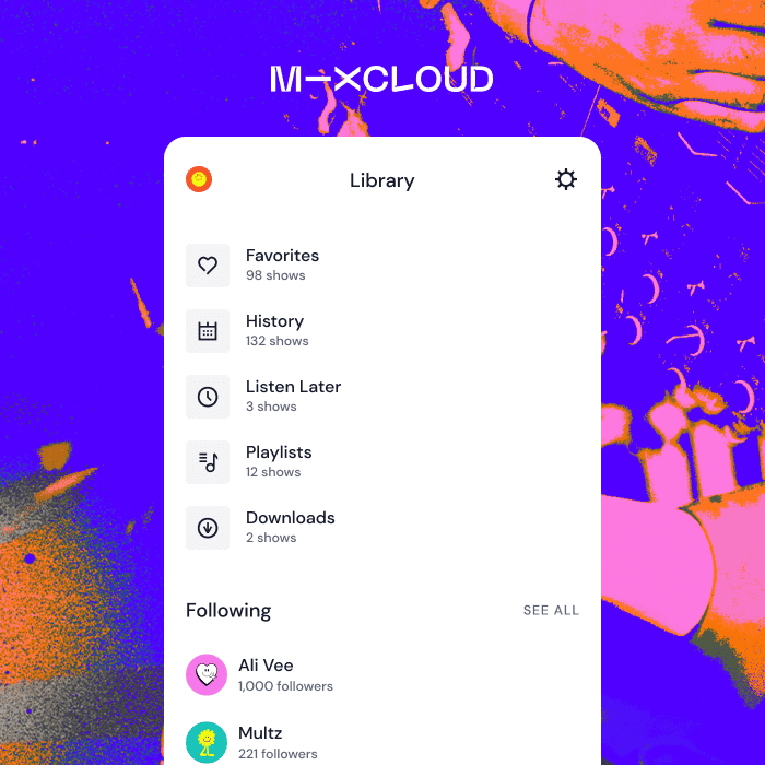 mixcloud library