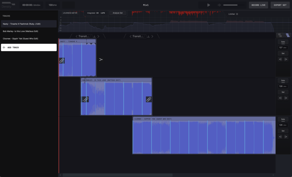 Making a mix in Density