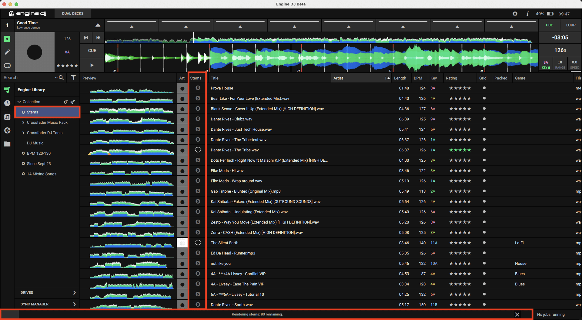 Engine DJ 4.2 update – Stems are coming to the Prime 4+ 