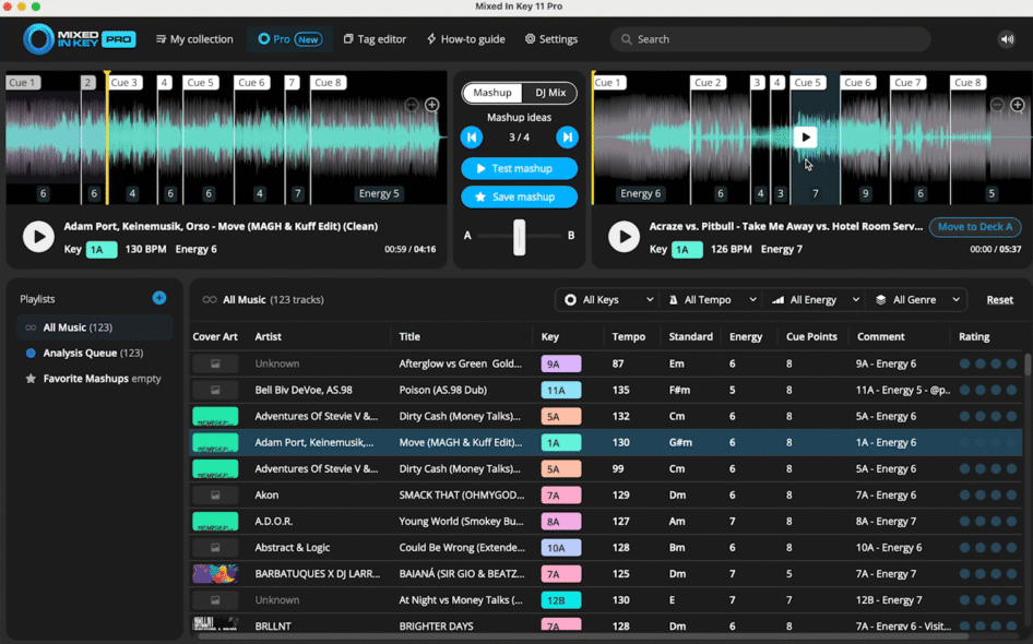 Mixed In Key Mashup Mode
