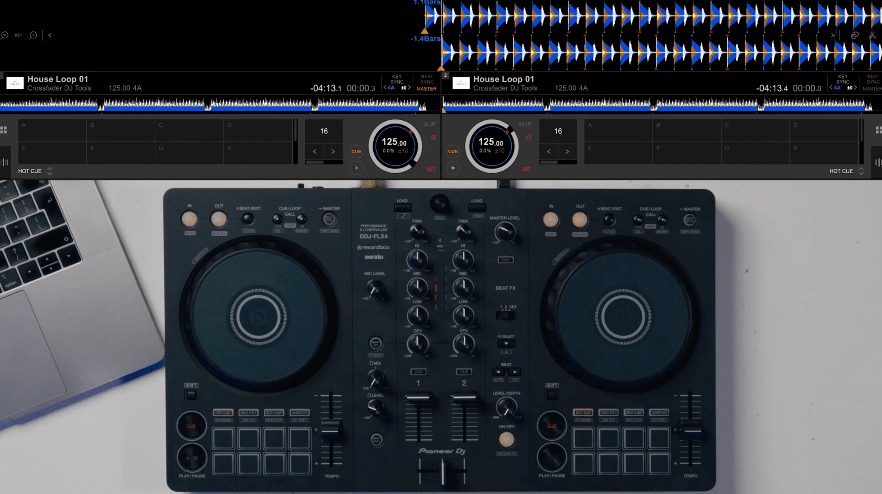 FLX4 Beginner ddj-flx4 dj course