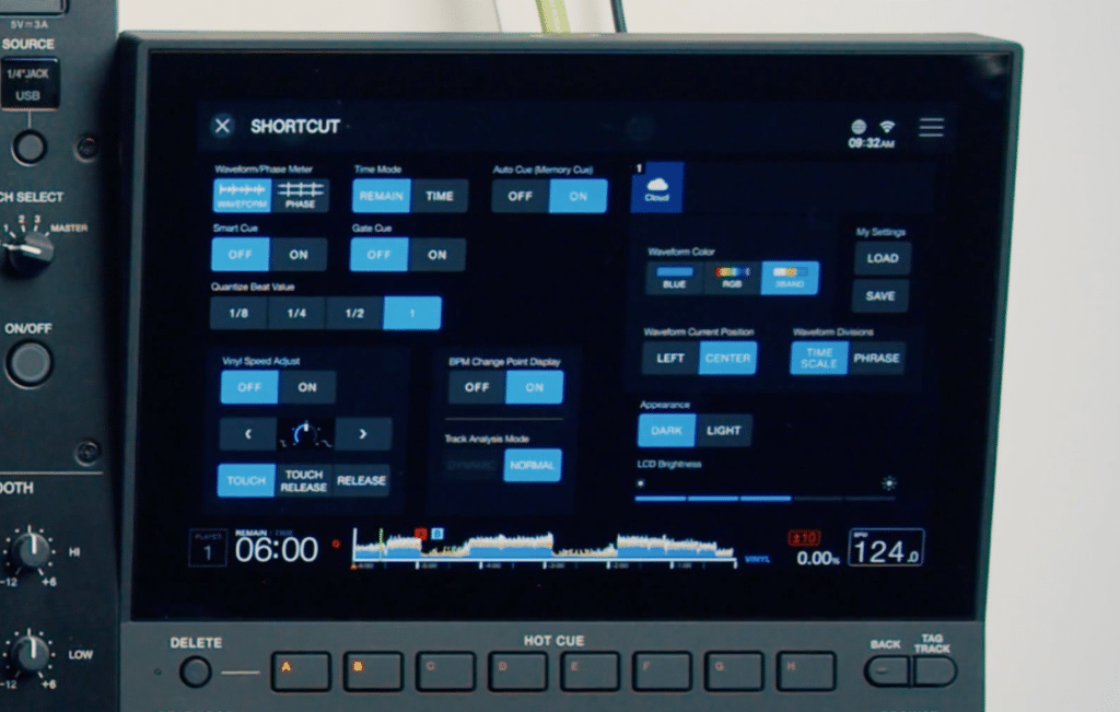CDJ1500X Shortcuts